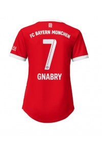 Bayern Munich Serge Gnabry #7 Voetbaltruitje Thuis tenue Dames 2022-23 Korte Mouw